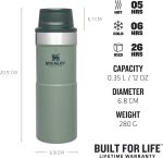 تراول ماگ 350 میلی لیتر استنلی (درب دکمه ای) Stanley CLASSIC TRIGGER ACTION - Image 10