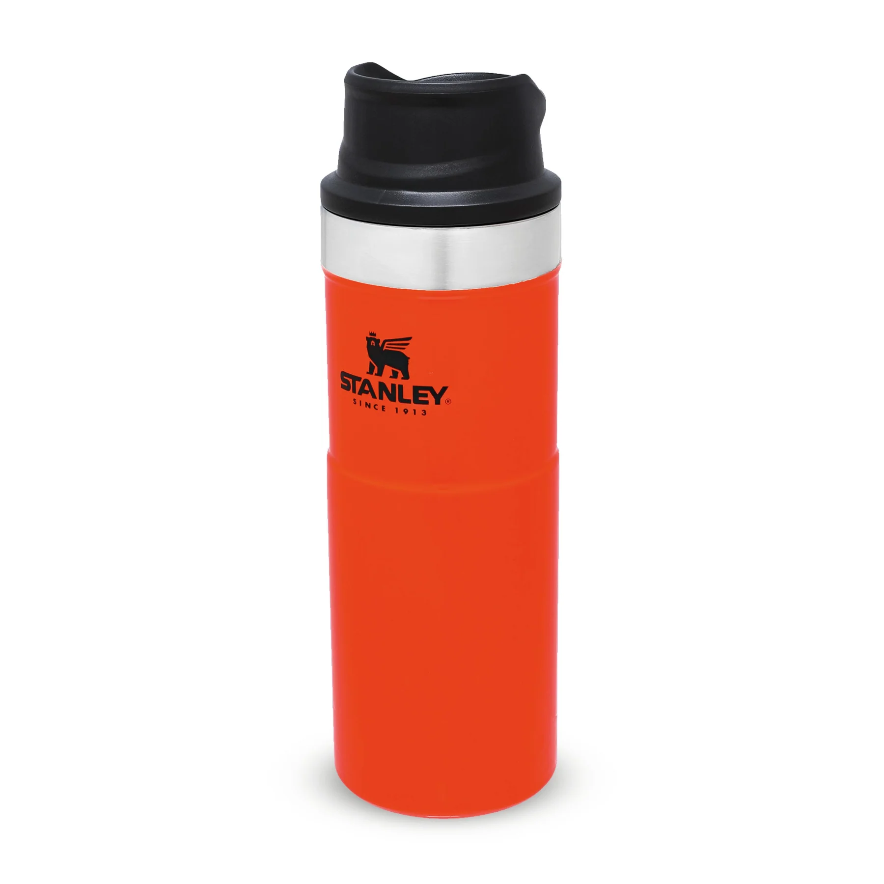 Stanley-TheTrigger-ActionTravelMug0.47L_16OZ-BlazeOrange-1_1800x1800 تراول ماگ 470 میلی لیتر استنلی (درب دکمه ای - نارنجی آتشی) Stanley CLASSIC TRIGGER ACTION - Image 1