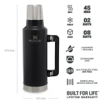 فلاسک کلاسیک 1.9 لیتر استنلی STANLEY CLASSIC LEGENDARY BOTTLE 1.9 - Image 8