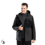 کاپشن دوپوش پلار مردانه اسنوهاک کد 68991