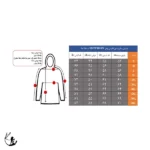 کاپشن دوپوش پلار مردانه اسنوهاک کد 68991 - Image 7