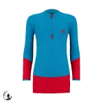 تیشرت زنانه آستین بلند نیم زیپ اسنوهاک کد SN-C2118 - Image 6