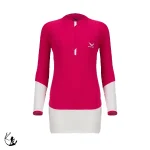 تیشرت زنانه آستین بلند نیم زیپ اسنوهاک کد SN-C2118