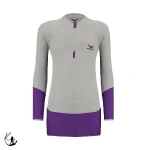 تیشرت زنانه آستین بلند نیم زیپ اسنوهاک کد SN-C2118 - Image 8