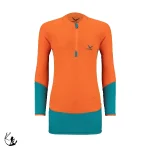 تیشرت زنانه آستین بلند نیم زیپ اسنوهاک کد SN-C2118 - Image 3