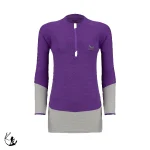 تیشرت زنانه آستین بلند نیم زیپ اسنوهاک کد SN-C2118 - Image 2