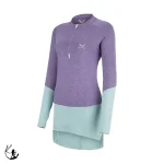 تیشرت زنانه آستین بلند نیم زیپ فینگر دار اسنوهاک کد SN-C2141 - Image 6