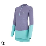 تیشرت زنانه آستین بلند نیم زیپ فینگر دار اسنوهاک کد SN-C2141 - Image 9