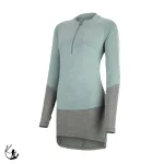 تیشرت زنانه آستین بلند نیم زیپ فینگر دار اسنوهاک کد SN-C2141 - Image 4