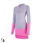 تیشرت زنانه آستین بلند نیم زیپ فینگر دار اسنوهاک کد SN-C2141 - Image 7